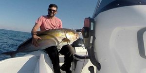 Ανοιχτά της Σητείας έπιασε μαγιάτικο 32 κιλών (Φωτογραφία: cretalive)