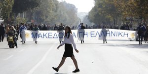 Στιγμυότυπο από την παρέλαση/ Φωτογραφία: SOOC- Konstantinos Tsakalidis
