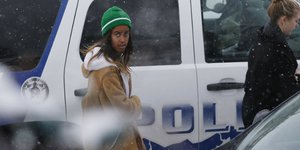 Η Μάλια Ομπάμα (Φωτογραφία: AP/ Danny Moloshok)