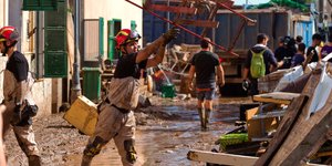 Πλημμύρες στη Μαγιόρκα (Φωτογραφία: AP Photo/Francisco Ubilla)