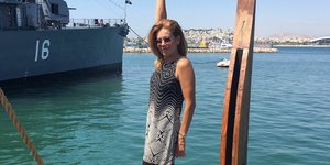 Περυσινή φωτογραφία της Ευγενίας Μανωλίδου από τριήρη (Φωτογραφία: Twitter)
