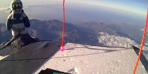 Ο Μανούσος στην στρατόσφαιρα/ Φωτογραφία: Facebook