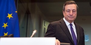Ο επικεφαλής της ΕΚΤ Μάριο Ντράγκι / Φωτογραφία: AP Images