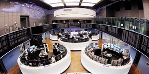 Το χρηματιστήριο της Φρανκφούρτης (Φωτογραφία: ΑΡ) 