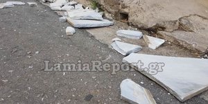 Από τύχη δεν υπήρξαν θύματα/ Φωτογραφία: lamiareport