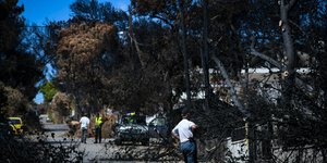 το πυρόπληκτο Μάτι/Φωτογραφία: Eurokinissi