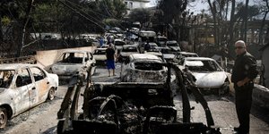 Συνεχώς αυξάνεται ο αριθμός των θυμάτων από την πυρκαγιά σε Μάτι-Ραφήνα / Φωτογραφία: EUROKINISSI / ΣΤΕΛΙΟΣ ΜΙΣΙΝΑΣ