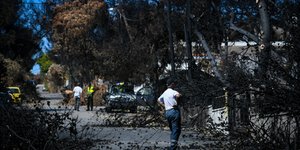 Εργασίες αποκατάστασης στο Μάτι μετά την τραγωδία (Φωτογραφία: EUROKINISSI/ ΜΙΧΑΛΗΣ ΚΑΡΑΓΙΑΝΝΗΣ)