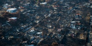 Περιφέρεια Αττικής: Δεν παρουσιάστηκε καμία υπέρβαση των ορίων σε μετρήσεις της ατμόσφαιρας στο Μάτι /Φωτογραφία: EUROKINISSI