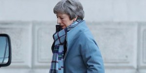 Η Τερέζα Μέι (Φωτογραφία: Jonathan Brady/PA via AP)