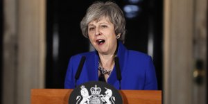 Η Τερέζα Μέι/ Φωτογραφία: AP- Frank Augstein