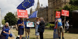 Βρετανοί για Brexit/ Φωτογραφία AP images