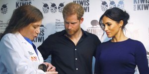 Ο Δούκας και η Δούκισσα του Σάσεξ /Φωτογραφία: AP/Phil Nobel