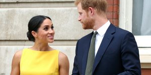 Μέγκαν Μαρκλ & πρίγκιπας Χάρι (Φωτογραφία: Yui Mok/Pool Photo via AP)