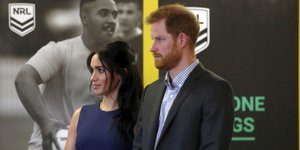 Η Μέγκαν Μαρκλ και ο πρίγκιπας Χάρι στην Αυστραλία /Φωτογραφία: AP/Phil Noble