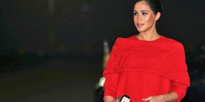 Η Μέγκαν Μαρκλ κατά την άφιξή της στο Μαρόκο /Φωτογραφία Αρχείου: ΑΡ