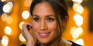 Η Μέγκαν Μαρκλ στην τελευταία της εμφάνιση. Φωτογραφία: AP