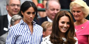 Η Μέγκαν Μαρκλ και η Κέιτ Μίντλετον /Φωτογραφία: Getty Images