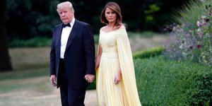 Ντόναλντ και Μελάνια Τραμπ (Φωτογραφία: AP Photo/Pablo Martinez Monsivais)