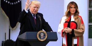 Μελάνια Τραμπ/ Φωτογραφία: AP