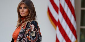 H Μελάνια Τραμπ (Φωτογραφία: AP Photo/Evan Vucci)