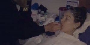 Η Μαρία Μενούνος 24 ώρες μετά την επέμβαση