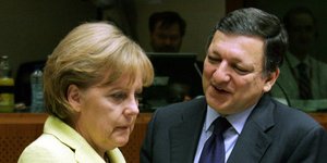 Μέρκελ και Μπαρόζο υπέρ της τραπεζικής Ενωσης