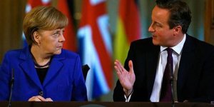 Η Μέρκελ ρίχνει τους τόνους και κάνει άνοιγμα στον Κάμερον: Η θέση της Βρετανίας