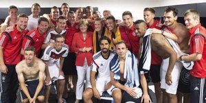 Στον τελικό του Παγκοσμίου Κυπέλλου η Μέρκελ