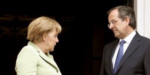 Σαμαράς προς Μέρκελ: Ετσι όπως πάτε θα με ρίξετε