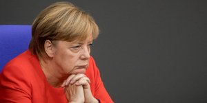H γερμανίδα καγκελάριος Άνγκελα Μέρκελ/ Φωτογραφία: Michael Kappeler/AP