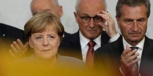 Η Αγκελα Μέρκελ έγινε για τέταρτη φορά καγκελάριος της Γερμανίας (	ASSOCIATED PRESS)