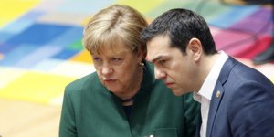 Μέρκελ και Τσίπρας / Φωτογραφία: AP