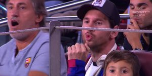 Ο Λιονέλ Μέσι με τον γιο του