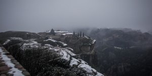 Χιονισμένα Μετέωρα -Φωτογραφία Eurokinissi