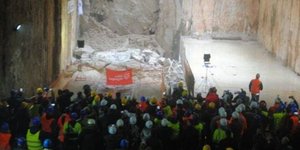 Ο μετροπόντικας φτάνει το Σάββατο στο σταθμό «Αρετσού» / Φωτογραφία: seleo