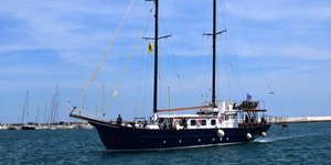 ιστιοφόρο με μετανάστες/Φωτογραφία: Eurokinissi