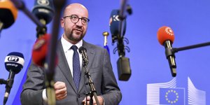 Ο πρωθυπουργός του Βελγίου Σαρλ Μισέλ (Φωτογραφία: AP/ Geert Vanden Wijngaert)