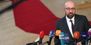 Ο Βέλγος πρωθυπουργός Σαρλ Μισέλ / Φωτογραφία: AP Images