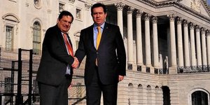 Ο Νότης Μηταράκης στην εκδήλωση του Κογκρέσσου με ομιλητή τον Τραμπ