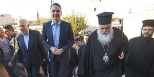 Επίσκεψη του Κυριάκου Μητσοτάκη στον «Φάρο του Κόσμου» (Φωτο: MOTIONTEAM)