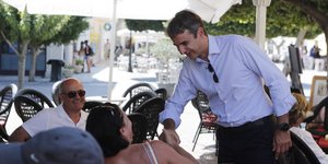 Ο Κ. Μητσοτάκης περιοδεύει στη Δ. Μακεδονία -Φωτογραφία αρχείου: Eurokinissi/Γραφείο Τύπου ΝΔ