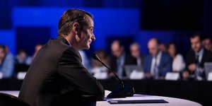 Ο πρόεδρος της ΝΔ Κυριάκος Μητσοτάκης
