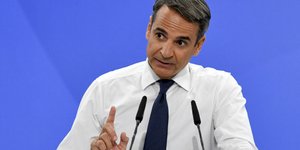 Ο πρόεδρος της ΝΔ Κυριάκος Μητσοτάκης