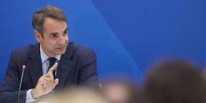 Ο πρόεδρος της ΝΔ Κυριάκος Μητσοτάκης / Φωτογραφία: Intimenews