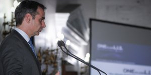 Ο πρόεδρος της ΝΔ Κυριάκος Μητσοτάκης