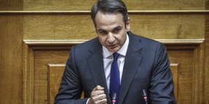 Στην Κέρκυρα την Κυριακή ο Κυριάκος Μητσοτάκης (Φωτογραφία: EUROKINISSI/ ΓΙΩΡΓΟΣ ΚΟΝΤΑΡΙΝΗΣ)