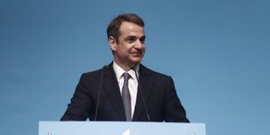 Ο Κυριάκος Μητσοτάκης ( EUROKINISSI/ΓΡ. ΤΥΠΟΥ ΝΔ/ΔΗΜΗΤΡΗΣ ΠΑΠΑΜΗΤΣΟΣ)