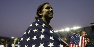 Η Αλεξ Μόργκαν ζήτησε συγγνώμη για τη συμπεριφορά της (Φωτογραφία: AP/ Aliosha Marquez)