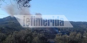 Φωτιά στον καταυλισμό της Μόριας